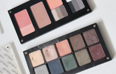 Inglot Blush 203 and 89, Eyeshadow  120R, 117R, 373 and 314  swatches